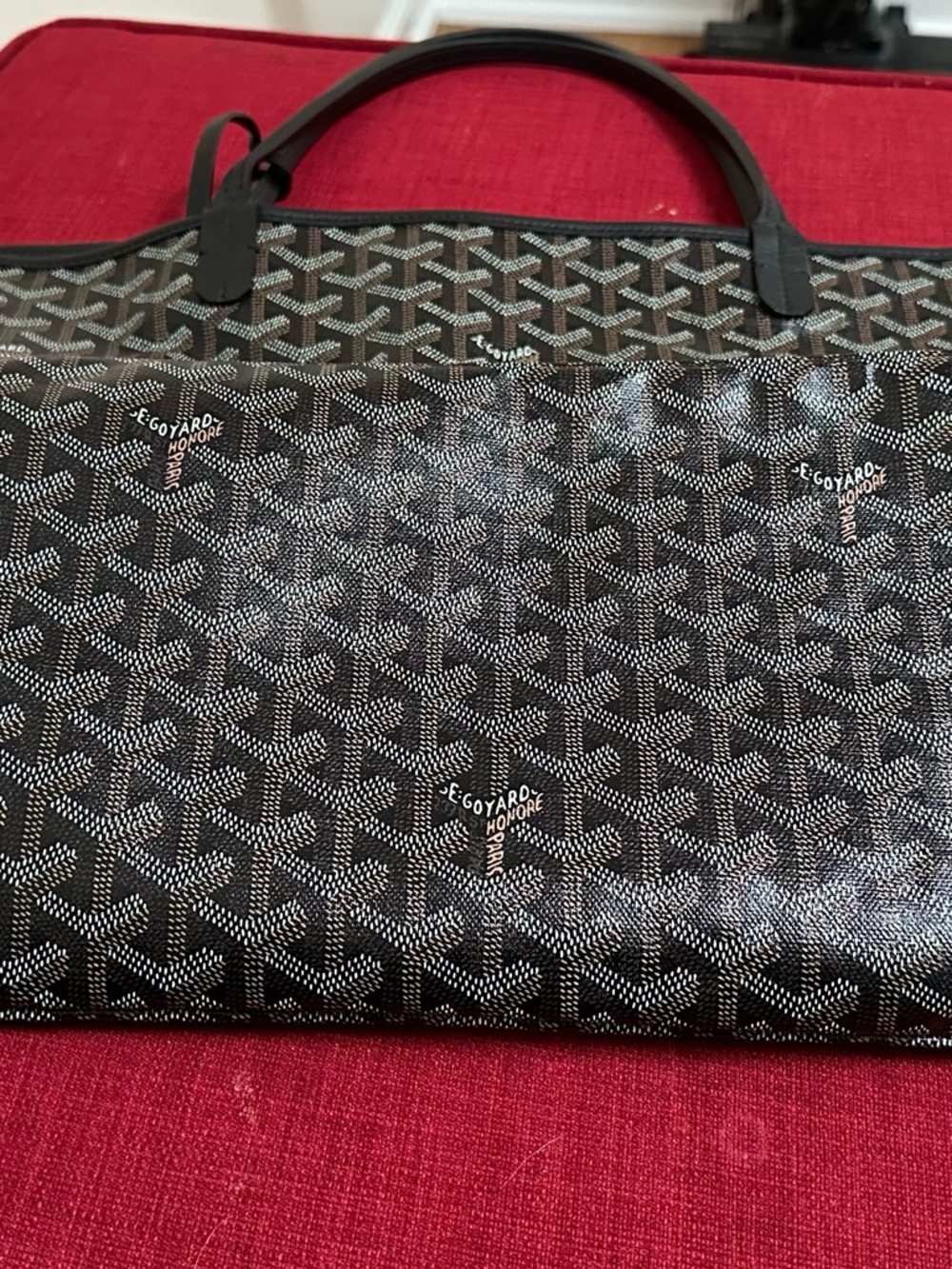 Goyard St Louis GM Tote Bag Black - Picture 4 of 12